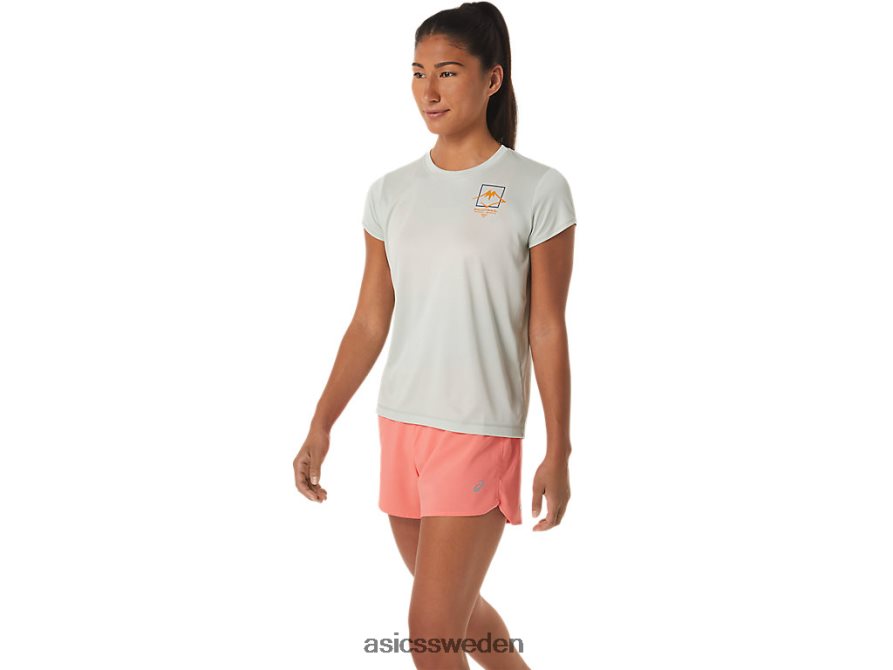 asics sverige fujitrail-logotyp kortärmad topp kvinnor 6N04FX2510