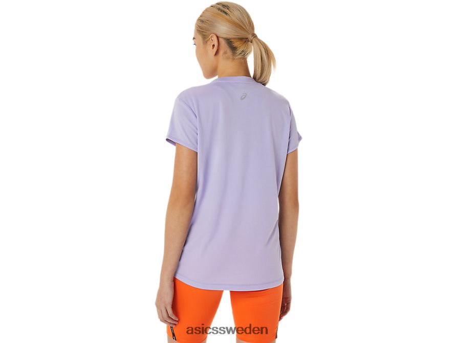 asics sverige fujitrail-logotyp kortärmad topp kvinnor 6N04FX3074