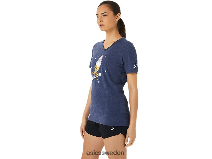 asics sverige glass kommer i varm kortärmad kvinnor 6N04FX3194