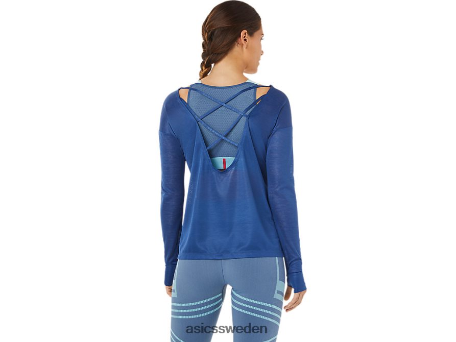 asics sverige öppen rygg långärmad topp kvinnor 6N04FX3361