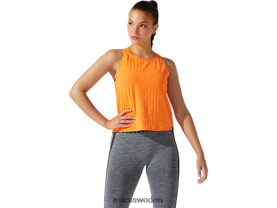 asics sverige beskuren logotyp jacquard tank kvinnor 6N04FX3942
