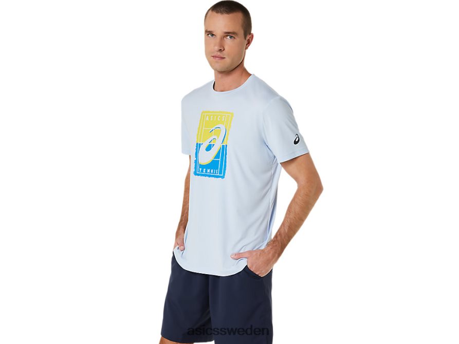 asics sverige Court gs grafisk t-shirt män 6N04FX474