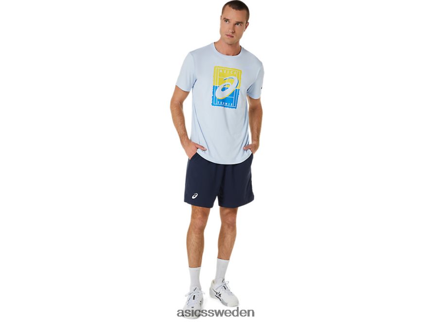 asics sverige Court gs grafisk t-shirt män 6N04FX474