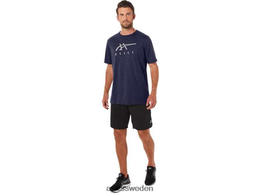 asics sverige randig kortärmad t-shirt män 6N04FX23