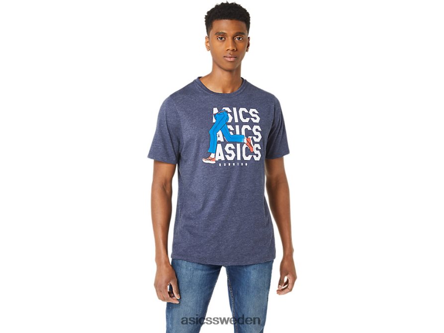 asics sverige unisex blue jean mile crew t-shirt män 6N04FX25